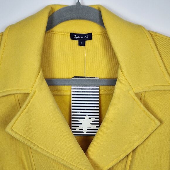 Splendid Double Breasted Yellow Moto Jacket Size S NWT - Picture 4 of 8
